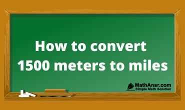 1500 meters to miles. Things To Know About 1500 meters to miles. 